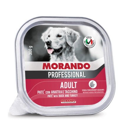 CIBO CANE MORANDO VSC 300 G PATE ANATRA TACCH