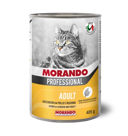 CIBO GATTO MORANDO LATT 405 G BOCCONC POL TACCH
