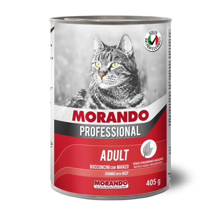 CIBO GATTO MORANDO LATT 405 G BOCCONC MANZO