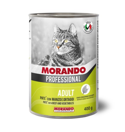 CIBO GATTO MORANDO LATT 400 G PAT MANZO ORTAGGI