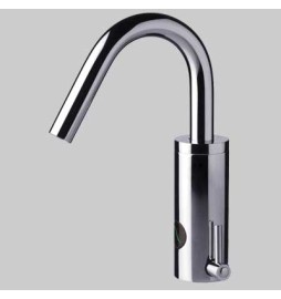 MISCELATORE LAVABO A FOTOCELLULA CANNA ALTA - Batterie 6 V