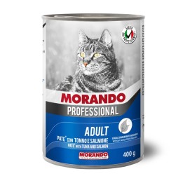 CIBO GATTO MORANDO LATT 400 G PAT TONNO SALMON