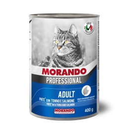 CIBO GATTO MORANDO LATT 400 G PAT TONNO SALMON