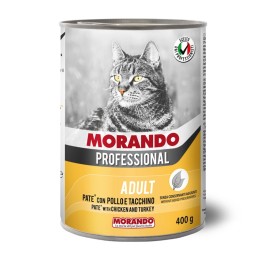 CIBO GATTO MORANDO LATT 400 G PAT POLLO TACCHIN