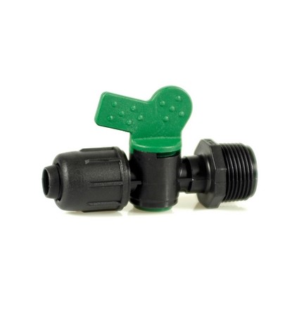 VALVOLA FILETTO MASCHIO / GIUNTO PN4 D. 16 x 3/4