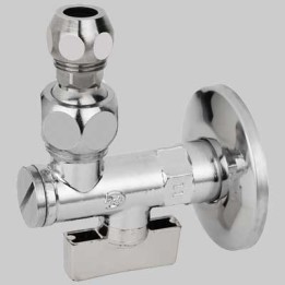 RUBINETTO FILTRO SOTTOLAVABO 875 A SFERA CON SNODO - 1/2x10 c/rosetta