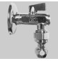 RUBINETTO FILTRO SOTTOLAVABO R12 A SFERA CON SNODO - 1/2x10 c/rosetta