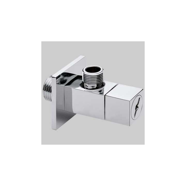 RUBINETTO FILTRO SOTTOLAVABO QUADRO - 1/2 x 3/8 - 10 c/rosetta
