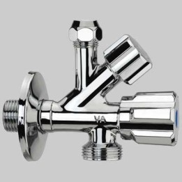 RUBINETTO COMBINATO SOTTOLAVABO E LAVATRICE - Ø 10 3/4x1/2