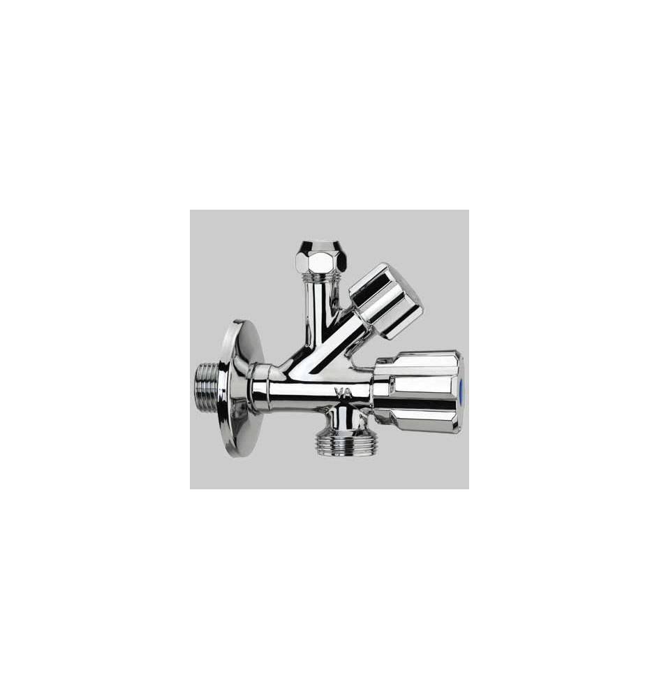 RUBINETTO COMBINATO SOTTOLAVABO E LAVATRICE - Ø 10 3/4x1/2