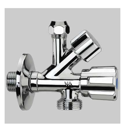 RUBINETTO COMBINATO SOTTOLAVABO E LAVATRICE - Ø 10 3/4x1/2