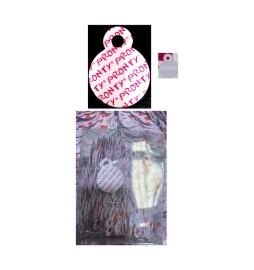 SC ATTACCAGLIA AUTOADESIVA IN PVC 10 PZ*