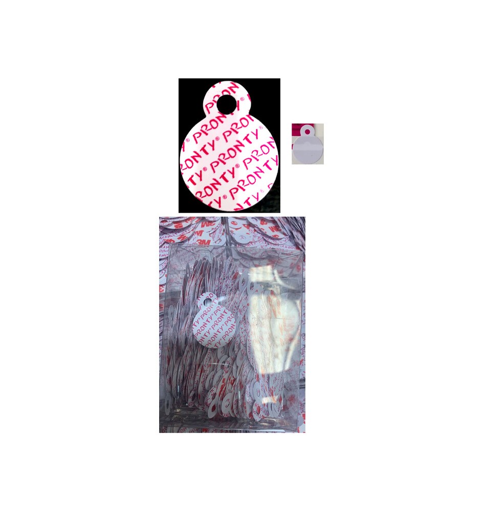 SC ATTACCAGLIA AUTOADESIVA IN PVC 10 PZ*