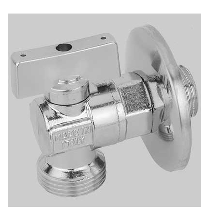 RUBINETTO LAVATRICE A SFERA 883 - 1/2x3/4 con rosone