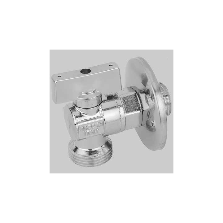 RUBINETTO LAVATRICE A SFERA 883 - 1/2x3/4 con rosone