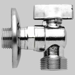 RUBINETTO LAVATRICE A SFERA LUXOR - 1/2x3/4 c/rosetta
