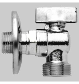 RUBINETTO LAVATRICE A SFERA LUXOR - 1/2x3/4 c/rosetta