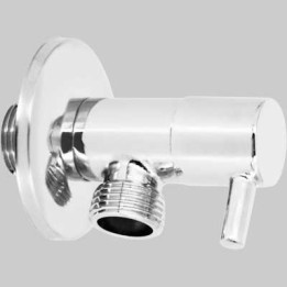 RUBINETTO LAVATRICE CON VITONE CERAMICO - 3/4 - 1/2 con rosetta
