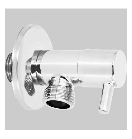 RUBINETTO LAVATRICE CON VITONE CERAMICO - 3/4 - 1/2 con rosetta