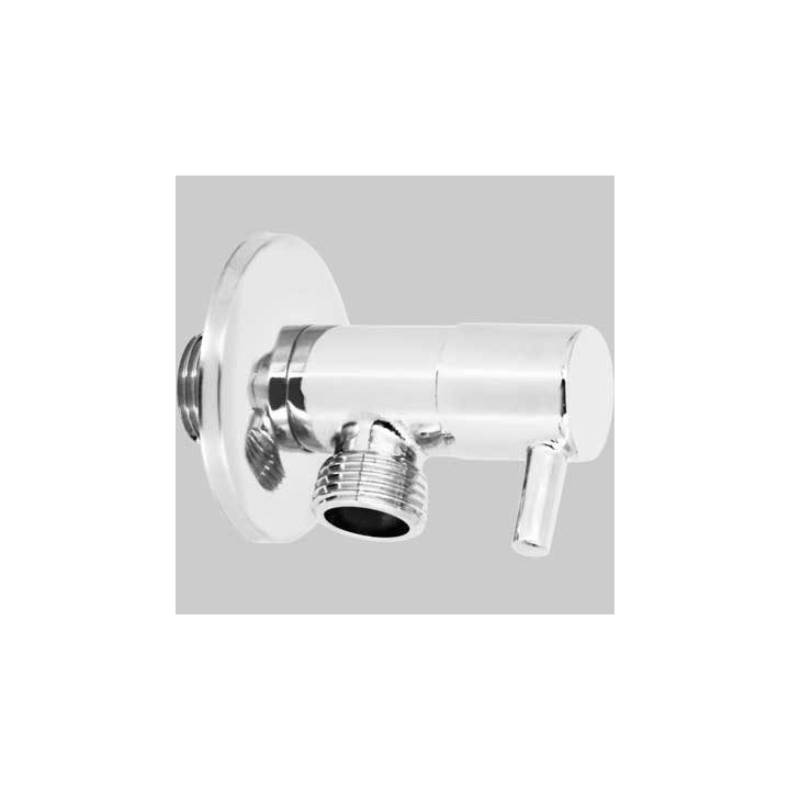 RUBINETTO LAVATRICE CON VITONE CERAMICO - 3/4 - 1/2 con rosetta