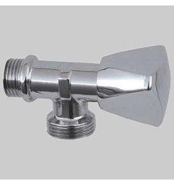 RUBINETTO PER LAVATRICE A VITONE - 1/2x3/4 cromato