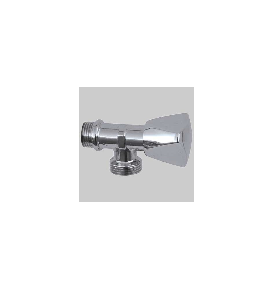 RUBINETTO PER LAVATRICE A VITONE - 1/2x3/4 cromato