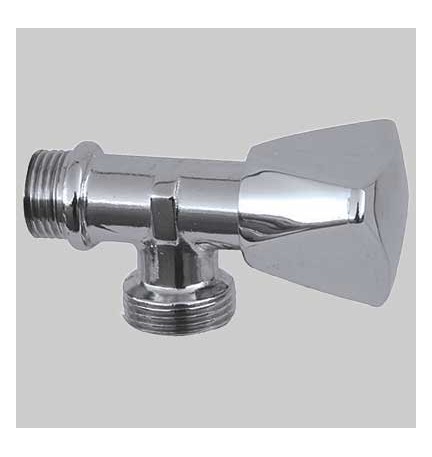 RUBINETTO PER LAVATRICE A VITONE - 1/2x3/4 cromato