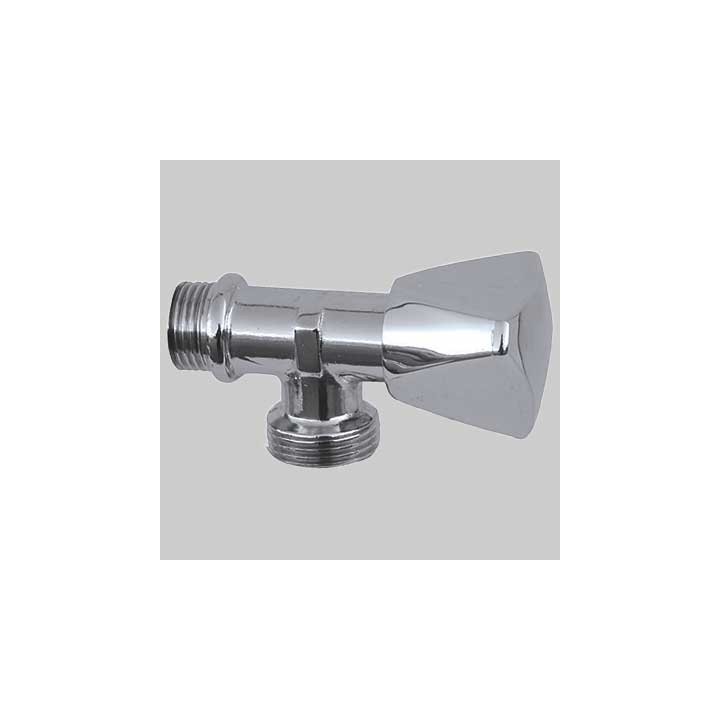 RUBINETTO PER LAVATRICE A VITONE - 1/2x3/4 cromato