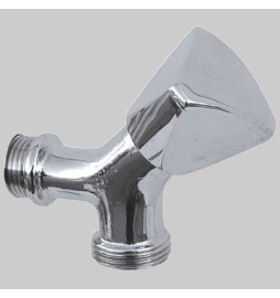 RUBINETTO PER LAVATRICE INCLINATO A VITONE - 1/2x3/4 cromato