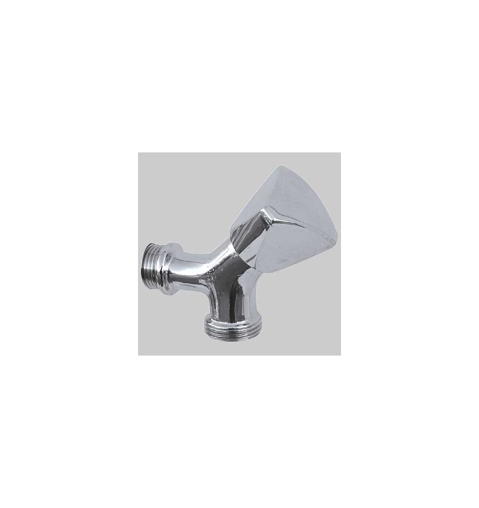 RUBINETTO PER LAVATRICE INCLINATO A VITONE - 1/2x3/4 cromato