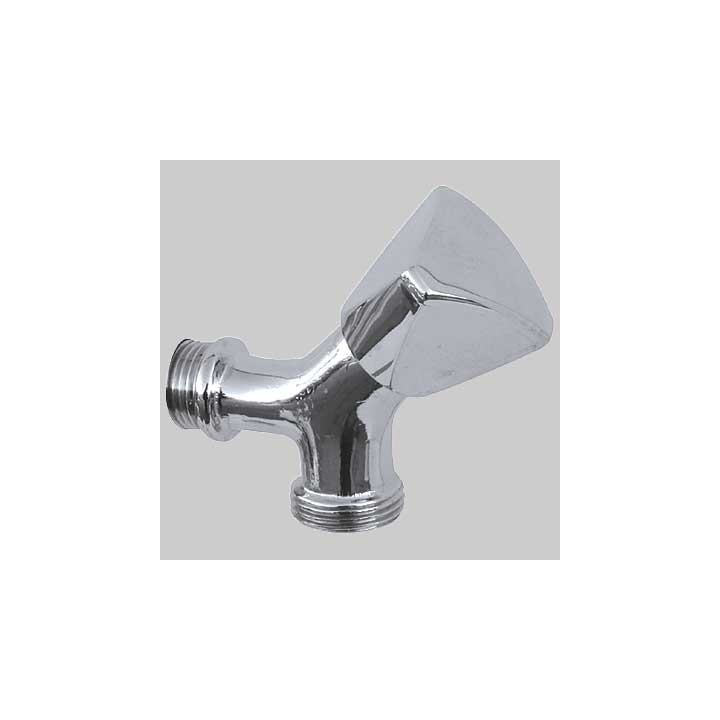 RUBINETTO PER LAVATRICE INCLINATO A VITONE - 1/2x3/4 cromato