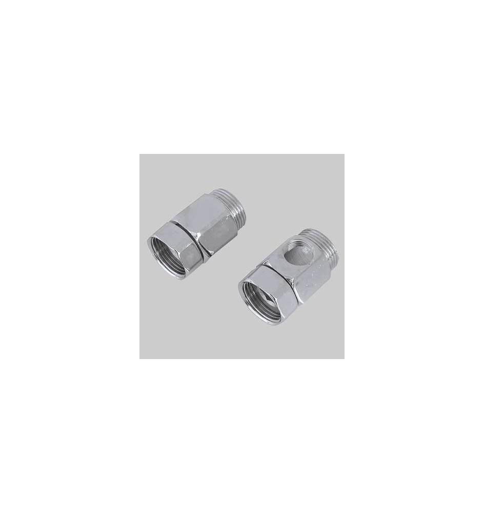 COPPIA DISTANZIALI PER GRUPPI CON DADO GIREVOLE - MF 3/4 c/foro 3/8