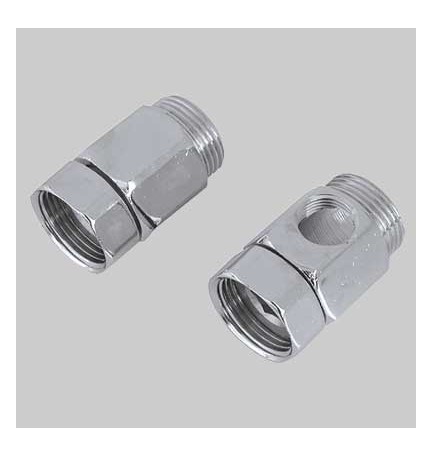 COPPIA DISTANZIALI PER GRUPPI CON DADO GIREVOLE - MF 3/4 c/foro 3/8