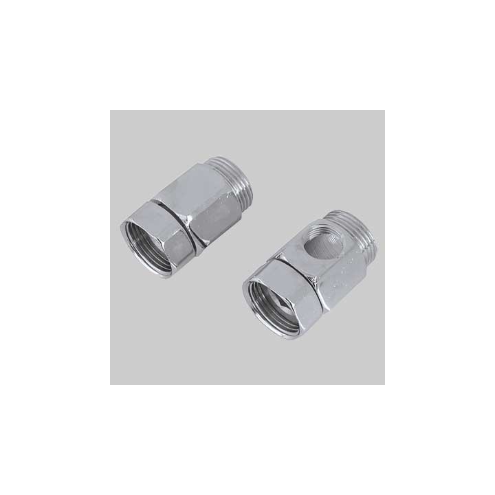 COPPIA DISTANZIALI PER GRUPPI CON DADO GIREVOLE - MF 3/4 c/foro 3/8