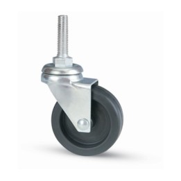 BL RUOTA GOMMA 220/B D.40 C/PERNO 2 PZ
