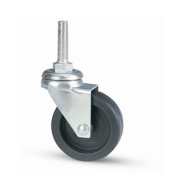 BL RUOTA GOMMA 220/B D.40 C/PERNO 2 PZ