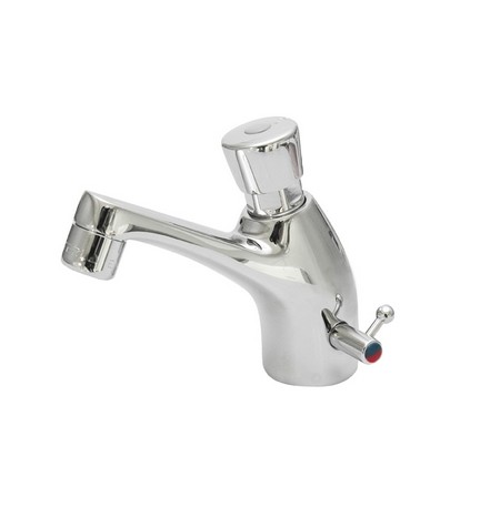MISCELATORE LAVABO TEMPORIZZATO CON DURATA PREREGOLATA 8/12 secondi
