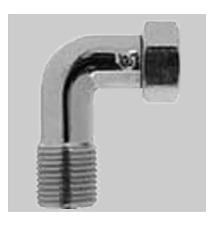 CURVETTA SCALDABAGNO - 1/2x3/4 F Cromo