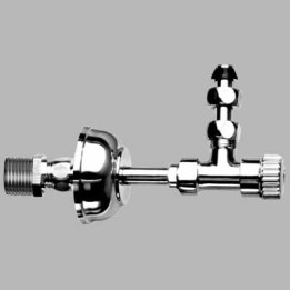 RUBINETTO PER CASSETTA CON CANNUCCIA DOPPIA - 1/2x3/8 cm 20-25