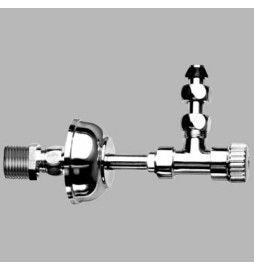 RUBINETTO PER CASSETTA CON CANNUCCIA DOPPIA - 1/2x3/8 cm 20-25