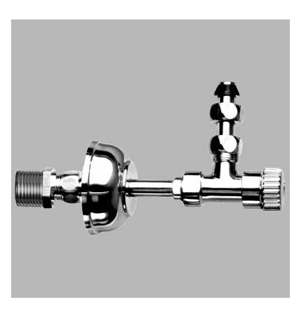 RUBINETTO PER CASSETTA CON CANNUCCIA DOPPIA - 1/2x3/8 cm 20-25