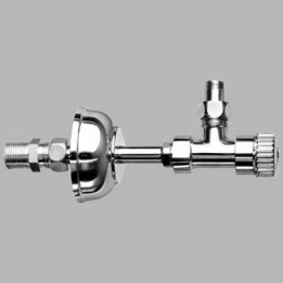 RUBINETTO PER CASSETTA UNA PROLUNGA - 1/2x3/8 cm 10
