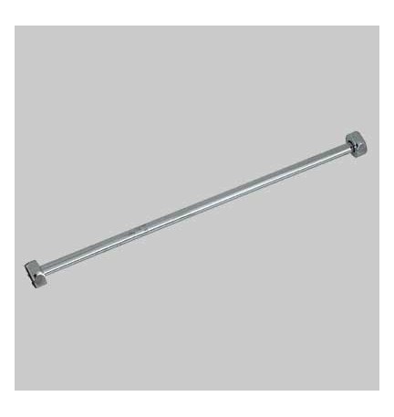 TUBETTO RAME CROMATO CON 2 FLANGE 1/2 FEMMINA - Ø 10 cm 50