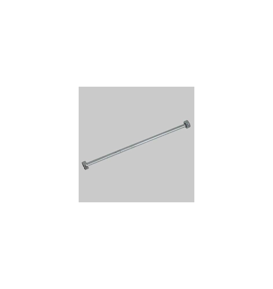 TUBETTO RAME CROMATO CON 2 FLANGE 1/2 FEMMINA - Ø 10 cm 100