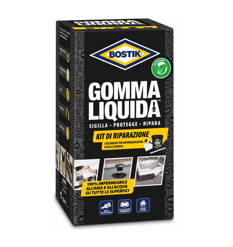 BOSTIK GOMMA LIQUIDA KIT DI RIPARAZIONE
