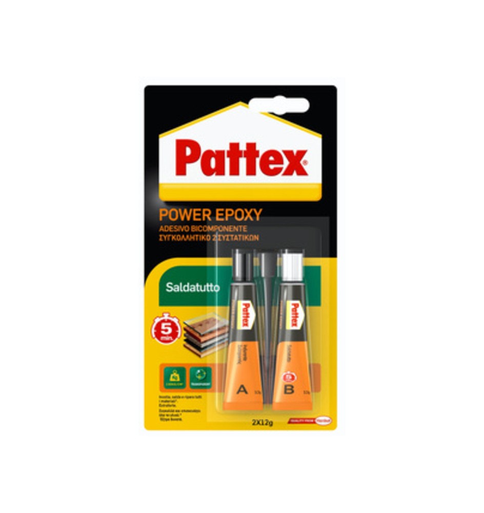 PATTEX POWER EPOXY SALDATUTTO BICOMPONENTE 24 G