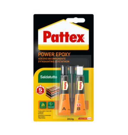 PATTEX POWER EPOXY SALDATUTTO BICOMPONENTE 24 G