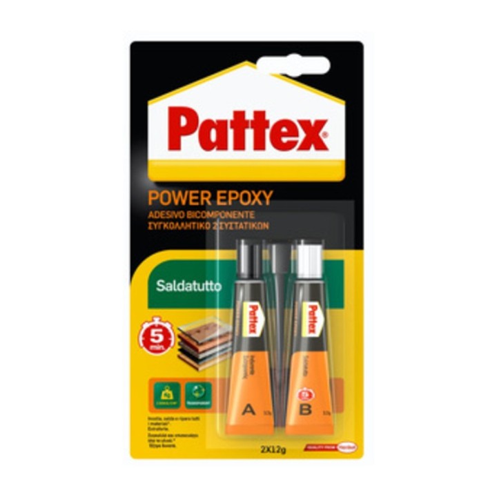 PATTEX POWER EPOXY SALDATUTTO BICOMPONENTE 24 G