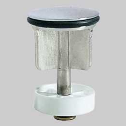 TAPPO SALTERELLO PER LAVABO - BIDET IN OTTONE - Ø 34 1"