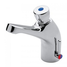 MISCELATORE LAVABO CON ARRESTO TEMPORIZZATO SERIE CLASSICA Cromo